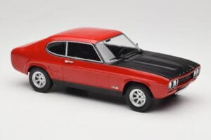 Ford Capri Mk1 RS 2600 レッド ブラックフード MCG 1:18 MCG18538 メタル - 画像 4/6