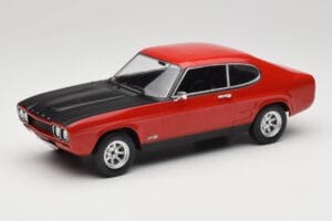 Ford Capri Mk1 RS 2600 レッド ブラックフード MCG 1:18 MCG18538 メタル