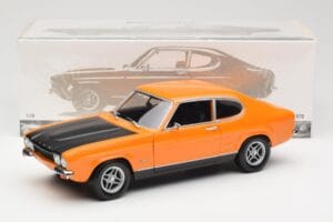 Ford Capri Mk1 RS 2600 Signal Orange ブラック Minichamps 1:18 150089077 メタル - 画像 8/8