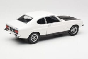 Ford Capri Mk1 RS 2600 ホワイト ブラック Minichamps 1:18 150089078 メタル - 画像 3/8