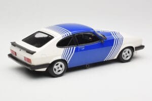 Ford Capri Mk2 3.0 ホワイト ブルー ストライプ Minichamps 1:18 155788600 メタル - 画像 2/6