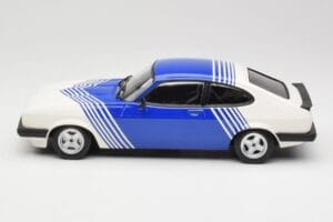 Ford Capri Mk2 3.0 ホワイト ブルー ストライプ Minichamps 1:18 155788600 メタル - 画像 3/6