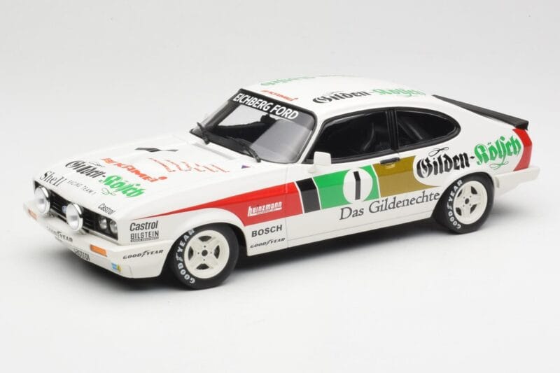 Ford Capri Mk3 3.0S #1 V. Schäfer / K. Rosberg Gilden Kölsch Racing 24 Hours of Nürburgring 1982 Minichamps 1:18 155828601 メタ