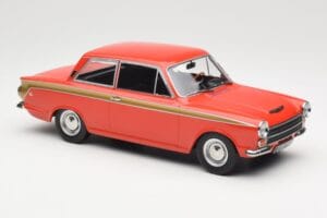 Ford Cortina Lotus Red & Gold Stripe MCG 1:18 MCG18532 メタル - 画像 4/6