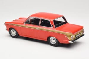 Ford Cortina Lotus Red & Gold Stripe MCG 1:18 MCG18532 メタル - 画像 5/6