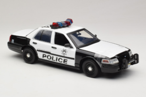 Ford Crown Victoria Police Interceptor The Hangover Movie Greenlight 1:18 12911 メタル - 画像 4/6