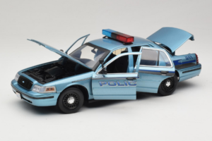 Ford Crown Victoria Police Cruiser Twilight Blue Greenlight 1:18 1643 メタル - 画像 2/8