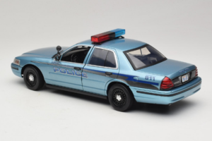 Ford Crown Victoria Police Cruiser Twilight Blue Greenlight 1:18 1643 メタル - 画像 7/8