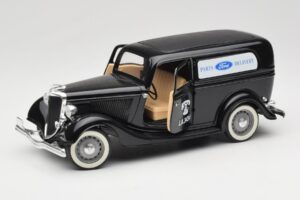 Ford Delivery Truck Ford Parts ブラック Solido 1:18 8417 メタル - 画像 3/8