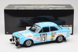 Ford Escort RS1600 #13 T. Makinen RAC Rally Winner 1973 Minichamps 1:18 100738113 メタル - 画像 8/8