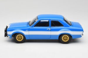 Ford Escort Mk1 RS 1600 ブルー ホワイト ストライプ Minichamps 1:18 100688102 メタル - 画像 4/8