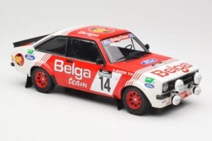 Ford Escort Mk2 RS 1800 #14 Droogmans / Joosten Belga 3rd Place Lotto Haspengouw Rally 1983 Minichamps 1:18 155838714 メタル - 画像 4/6