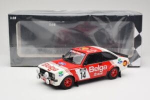 Ford Escort Mk2 RS 1800 #14 Droogmans / Joosten Belga 3rd Place Lotto Haspengouw Rally 1983 Minichamps 1:18 155838714 メタル - 画像 6/6
