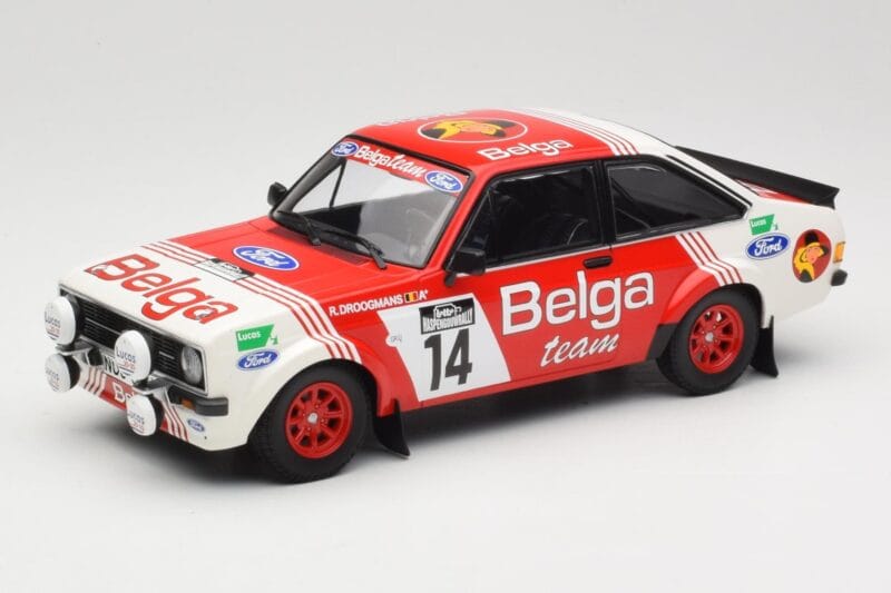 Ford Escort Mk2 RS 1800 #14 Droogmans / Joosten Belga 3rd Place Lotto Haspengouw Rally 1983 Minichamps 1:18 155838714 メタル