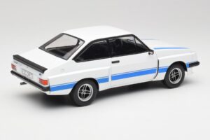Ford Escort Mk2 RS 2000 X-Pack Diamond ホワイト & ブルー Stripe MCG 1:18 MCG18350 メタル - 画像 2/6