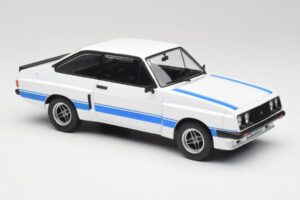 Ford Escort Mk2 RS 2000 X-Pack Diamond ホワイト & ブルー Stripe MCG 1:18 MCG18350 メタル - 画像 4/6