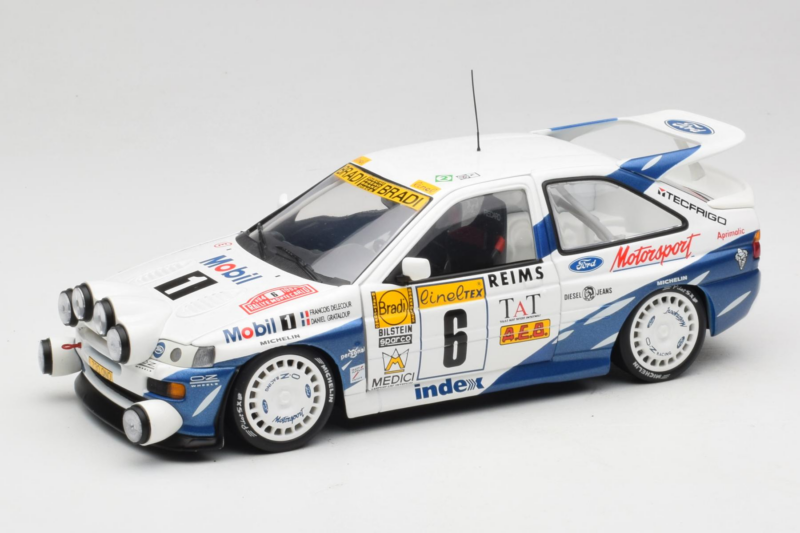Ford Escort RS Cosworth Mobil 1 #6 F. Delecour / D. Grataloup Rally Monte Carlo Night Version Winner 1994 UT Models 1:18 3945