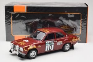Ford Escort RS 1600 Mk1 #10 H. Mikkola / J. Davenport RAC Rally 1974 IXO 1:18 18RMC047C メタル - 画像 6/6