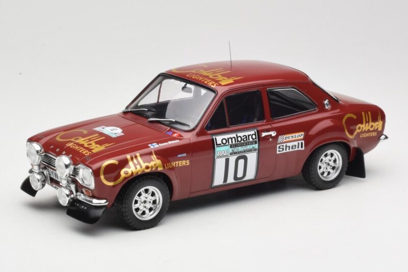 Ford Escort RS 1600 Mk1 #10 H. Mikkola / J. Davenport RAC Rally 1974 IXO 1:18 18RMC047C メタル