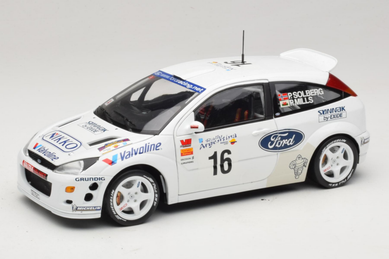 Ford Focus RS WRC #34 P. Solberg / P. Mills Rally Argentina 2000 Action 1:18 AC8008916 メタル