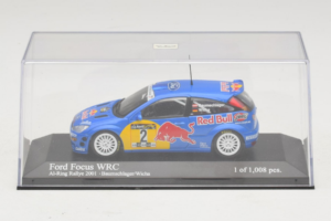Ford Focus WRC #2 R. Baumgartner / B. Wichs Red Bull Rally Austria 2001 Minichamps 1:43 430008907 メタル - 画像 4/5