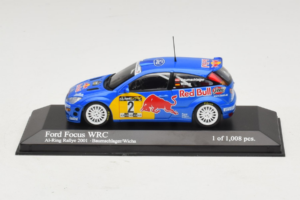 Ford Focus WRC #2 R. Baumgartner / B. Wichs Red Bull Rally Austria 2001 Minichamps 1:43 430008907 メタル