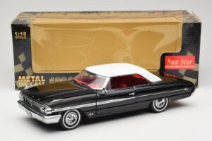 Ford Galaxie 500 ブラック Sun Star 1:18 1442 メタル - 画像 8/8