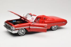 Ford Galaxie 500 カブリオレ レッド Sun Star 1:18 1420 メタル - 画像 2/8