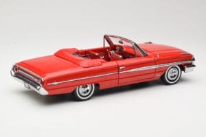 Ford Galaxie 500 カブリオレ レッド Sun Star 1:18 1420 メタル - 画像 3/8