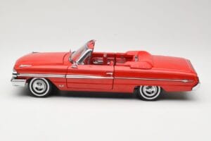Ford Galaxie 500 カブリオレ レッド Sun Star 1:18 1420 メタル - 画像 4/8