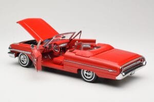 Ford Galaxie 500 カブリオレ レッド Sun Star 1:18 1420 メタル - 画像 5/8