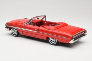 Ford Galaxie 500 カブリオレ レッド Sun Star 1:18 1420 メタル - 画像 7/8