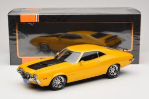 Ford Gran Torino Sport イエロー IXO 1:18 18CMC186 メタル - 画像 6/6