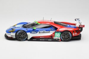 Ford GT GTE Chip Ganassi UK #66 O. Pla / S. Mucke / B. Johnson 24 Hours of Le Mans 2016 Minichamps 1:18 155168666 メタル - 画像 3/6