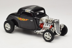 Ford Hot Rod ブラック Rydell High Grease ERTL 1:18 36602 メタル - 画像 4/6