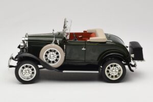 Ford Model A ダークグリーン Motor City 1:18 20003 メタル - 画像 4/8