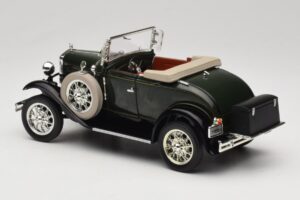 Ford Model A ダークグリーン Motor City 1:18 20003 メタル - 画像 7/8