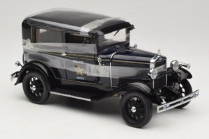 Ford Model A Tudor Police Car Motor City 1:18 43008 メタル - 画像 4/6
