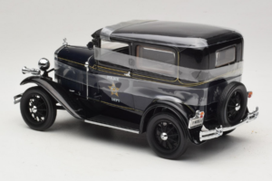Ford Model A Tudor Police Car Motor City 1:18 43008 メタル - 画像 5/6