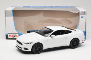Ford Mustang GT S550 ホワイト Maisto 1:18 31197 メタル - 画像 8/8