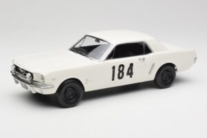Ford Mustang Hardtop #184 B. Neyret / J. Terramorsi Rally Monte Carlo 1965 Norev 1:18 182801 メタル