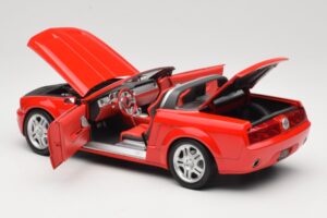 Ford Mustang S197 GT カブリオレ レッド Beanstalk Group 1:18 FOR10016R メタル - 画像 5/8