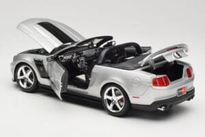 Ford Mustang S197 Roush 427R カブリオレ シルバー Maisto 1:18 31669 メタル - 画像 5/8