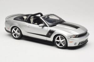Ford Mustang S197 Roush 427R カブリオレ シルバー Maisto 1:18 31669 メタル - 画像 6/8