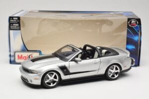 Ford Mustang S197 Roush 427R カブリオレ シルバー Maisto 1:18 31669 メタル - 画像 8/8