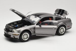 Ford Mustang S197 Shelby GT500 40th Anniversary グレー Shelby Collectibles 1:18 DC075005 メタル - 画像 2/8