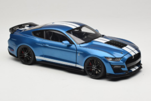 Ford Mustang Shelby GT500 S550 Atlas Blue Metallic IXO 1:18 18RDC244-FO メタル - 画像 6/8
