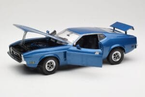 Ford Mustang SportsRoof ブルー Sun Star 1:18 3612 メタル - 画像 2/8