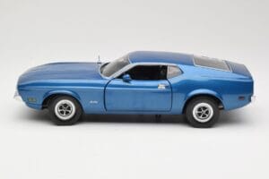 Ford Mustang SportsRoof ブルー Sun Star 1:18 3612 メタル - 画像 4/8