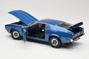 Ford Mustang SportsRoof ブルー Sun Star 1:18 3612 メタル - 画像 5/8